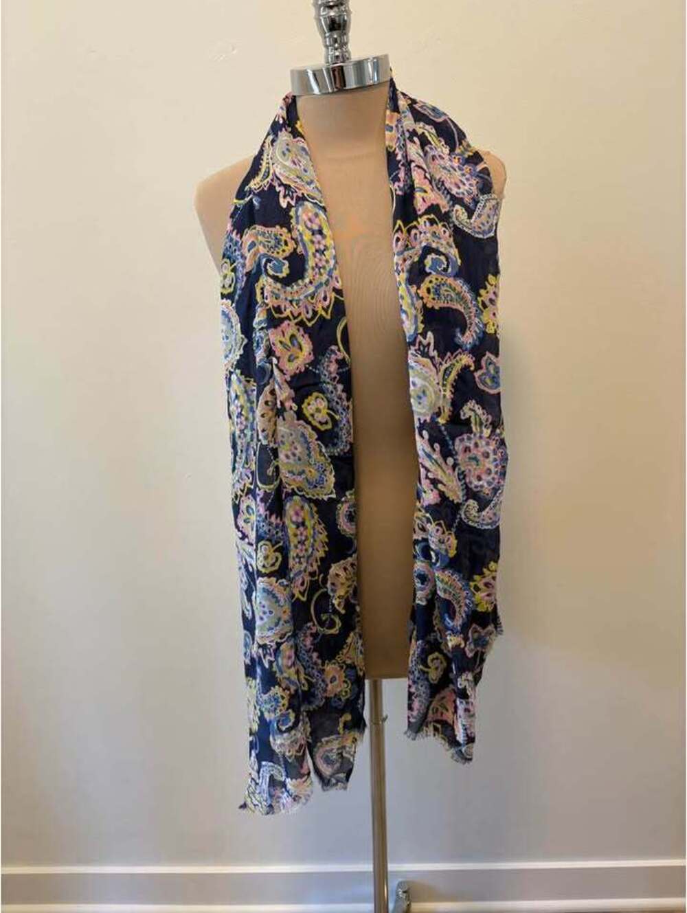 Talbots Paisley Modal Scarf NWOT